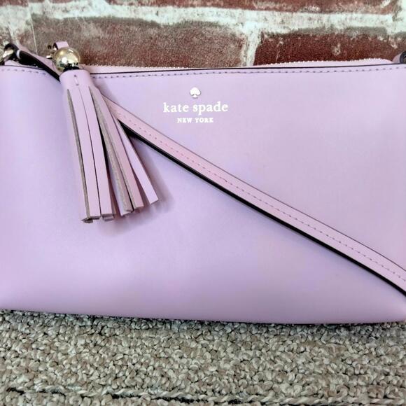 kate spade Handbags - Kate Spade New York Ivy Street Amy Leather Crossbody Tassel Purse WKRU4856